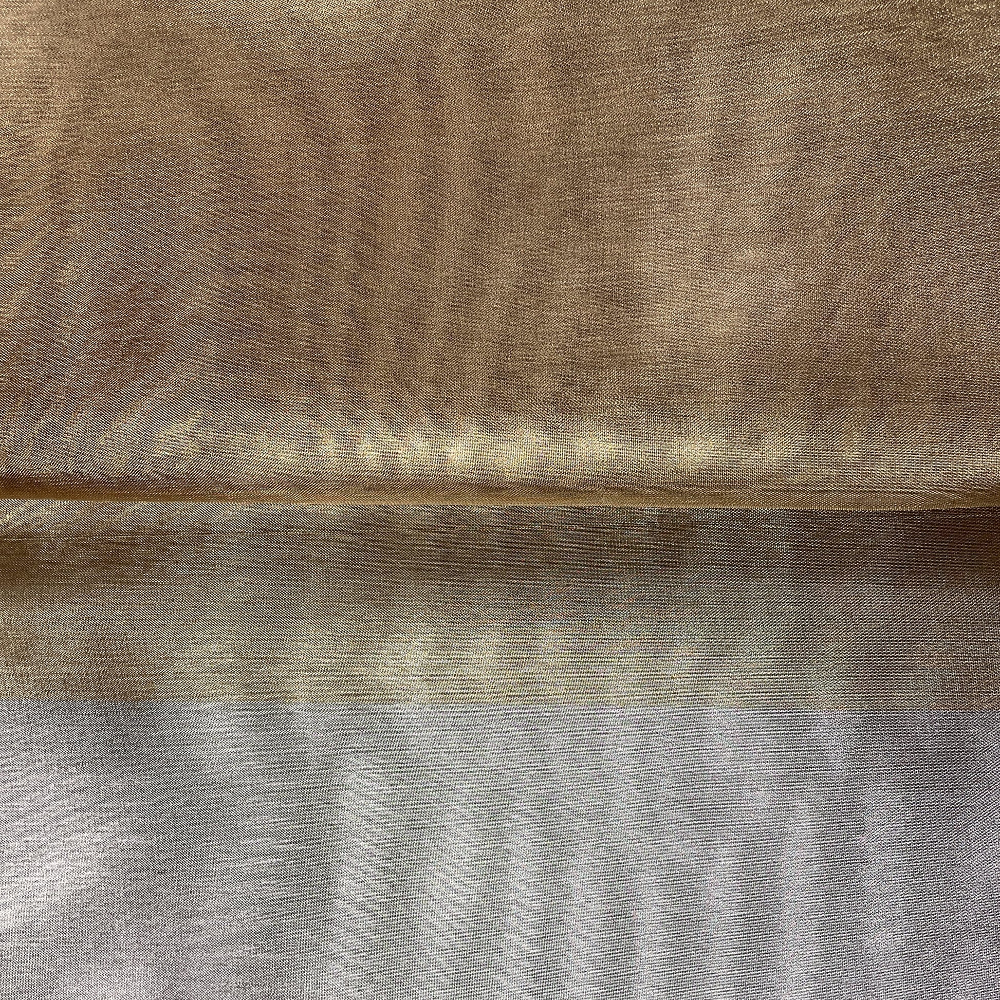 Classic Gold Rose Gold 3D Tissue Fabric