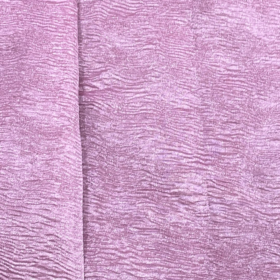 Pink Solid Shimmer Crushed Tissue Fabric 14307 - TradeUNO