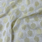 Classic White Gold Buti Jacquard Dyeable Cotton Staple Fabric