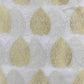 Classic White Gold Buta Jacquard Dyeable Cotton Staple Fabric