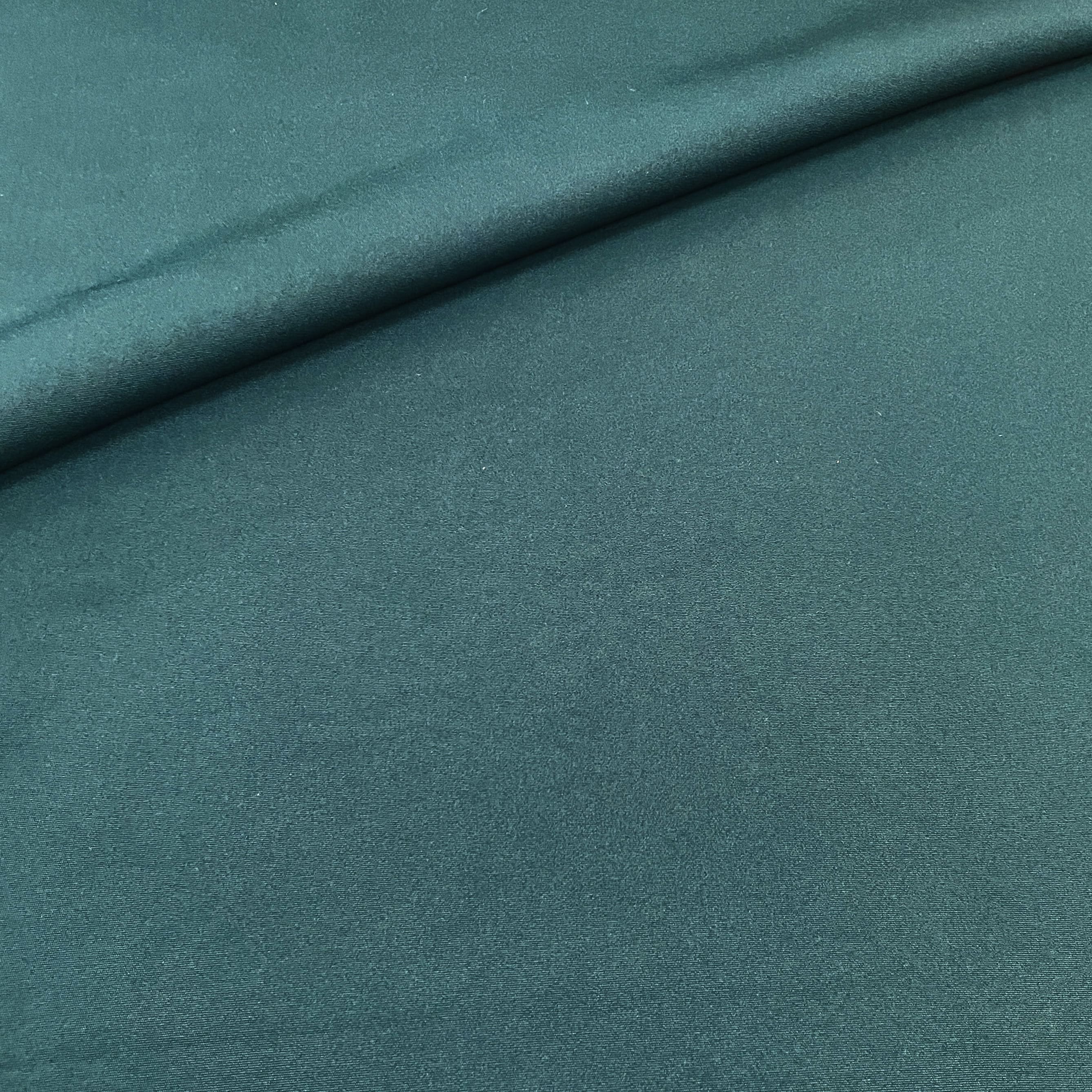 Premium Dark Green Solid Banana Crepe Fabric