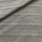 Premium Grey Stripes Geometrical Dobby Embroidery Cotton Muslin Fabric