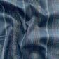 Premium Blue Multicolor Stripes Silver Lurex Dobby Embroidery Cotton Fabric
