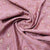 peach pink floral foil print chanderi silk fabric
