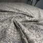 Premium Grey Traditional Sequins Embroidery Georgette Fabric