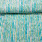 Green Stripe Print Chanderi Silk Fabric - TradeUNO