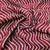 Maroon Stripe Print Chanderi Silk Fabric