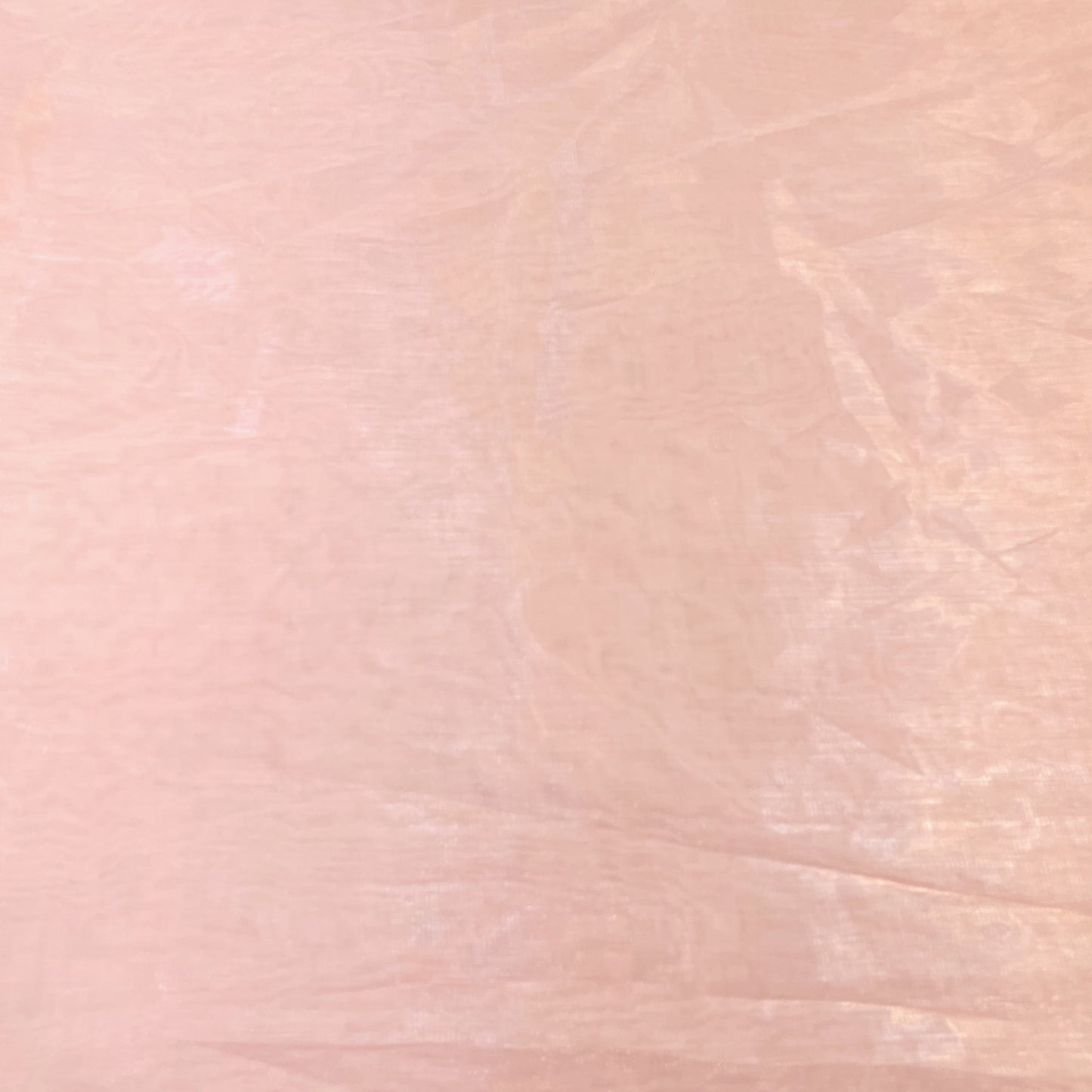 Exclusive Peach Pink Solid Organza Fabric