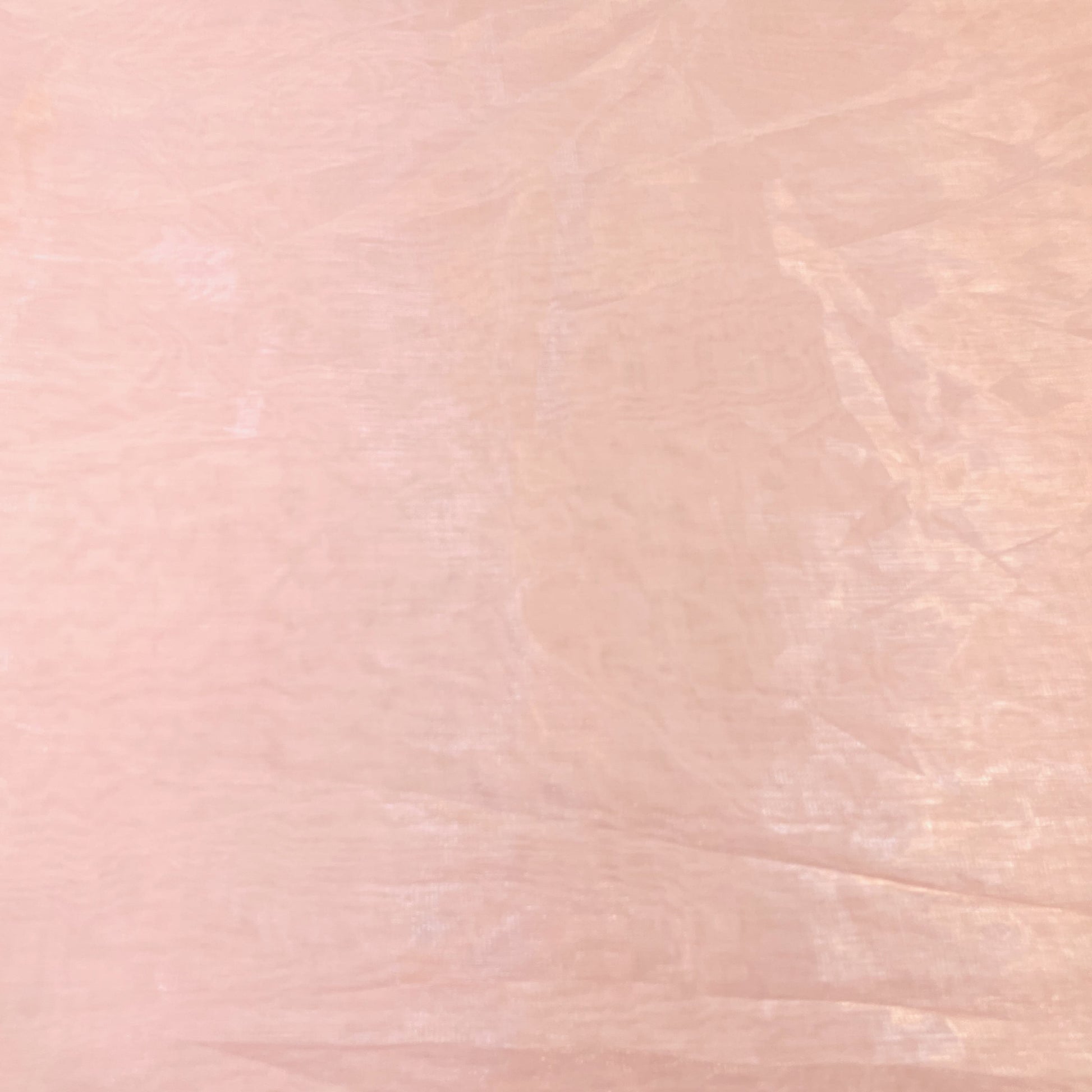 Exclusive Peach Pink Solid Organza Fabric
