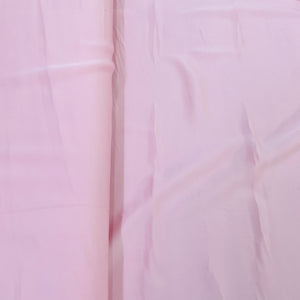 Exclusive Baby Pink Solid Satin Fabric