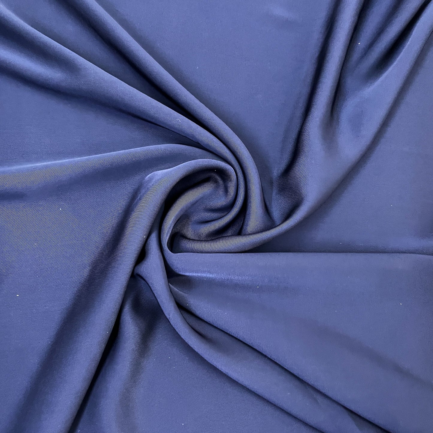 Exclusive Navy Blue Solid Satin Fabric