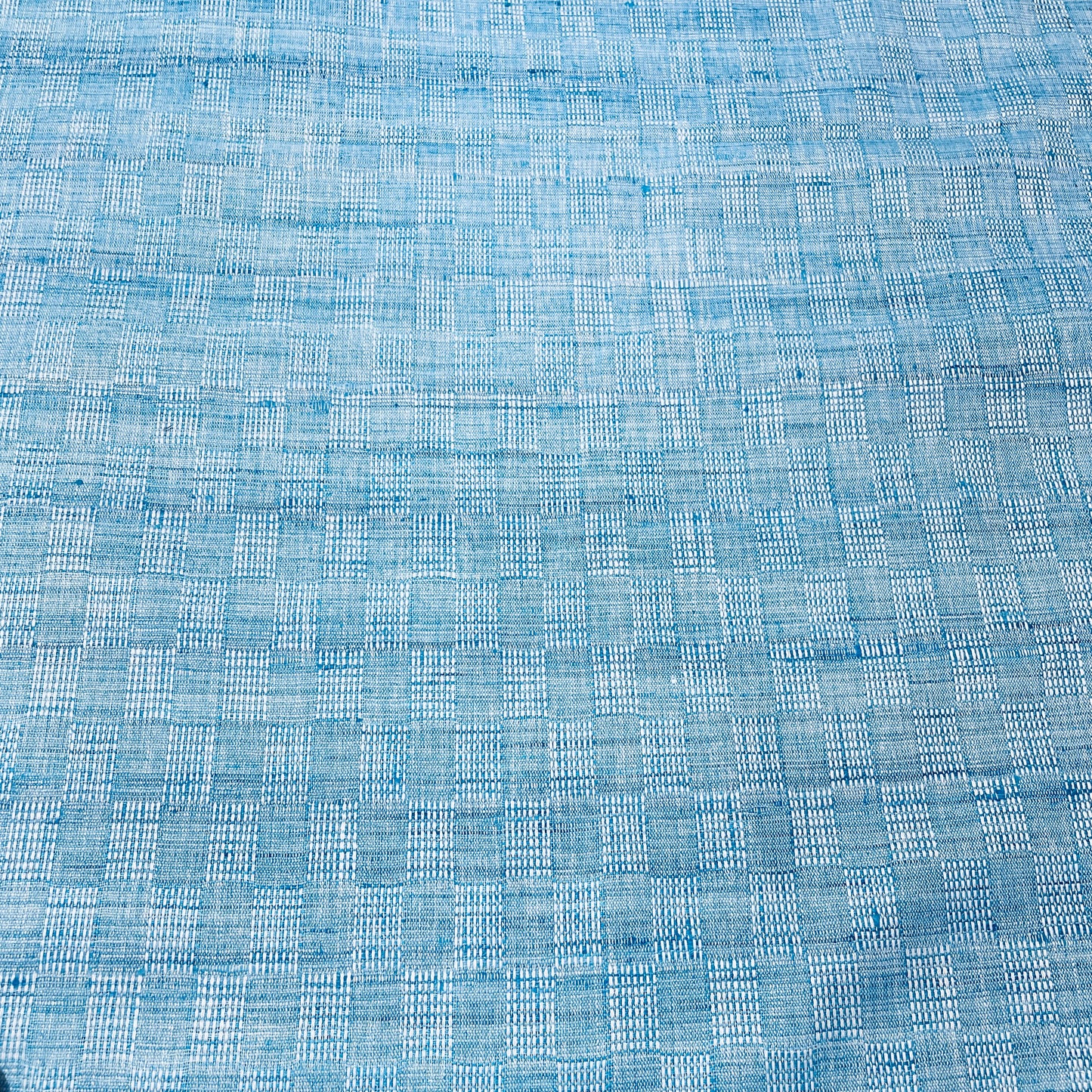 Blue Weaving Cotton  Fabric - TradeUNO