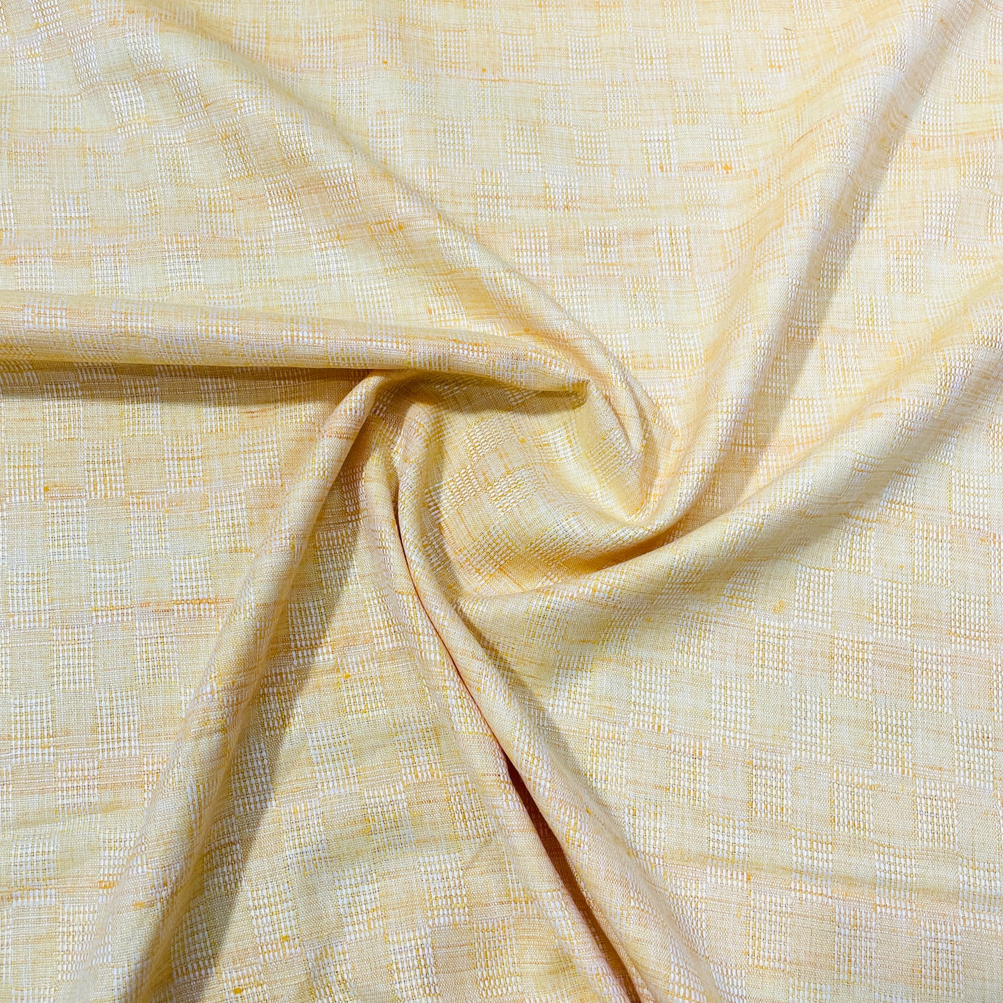 Yellow Weaving Cotton  Fabric - TradeUNO