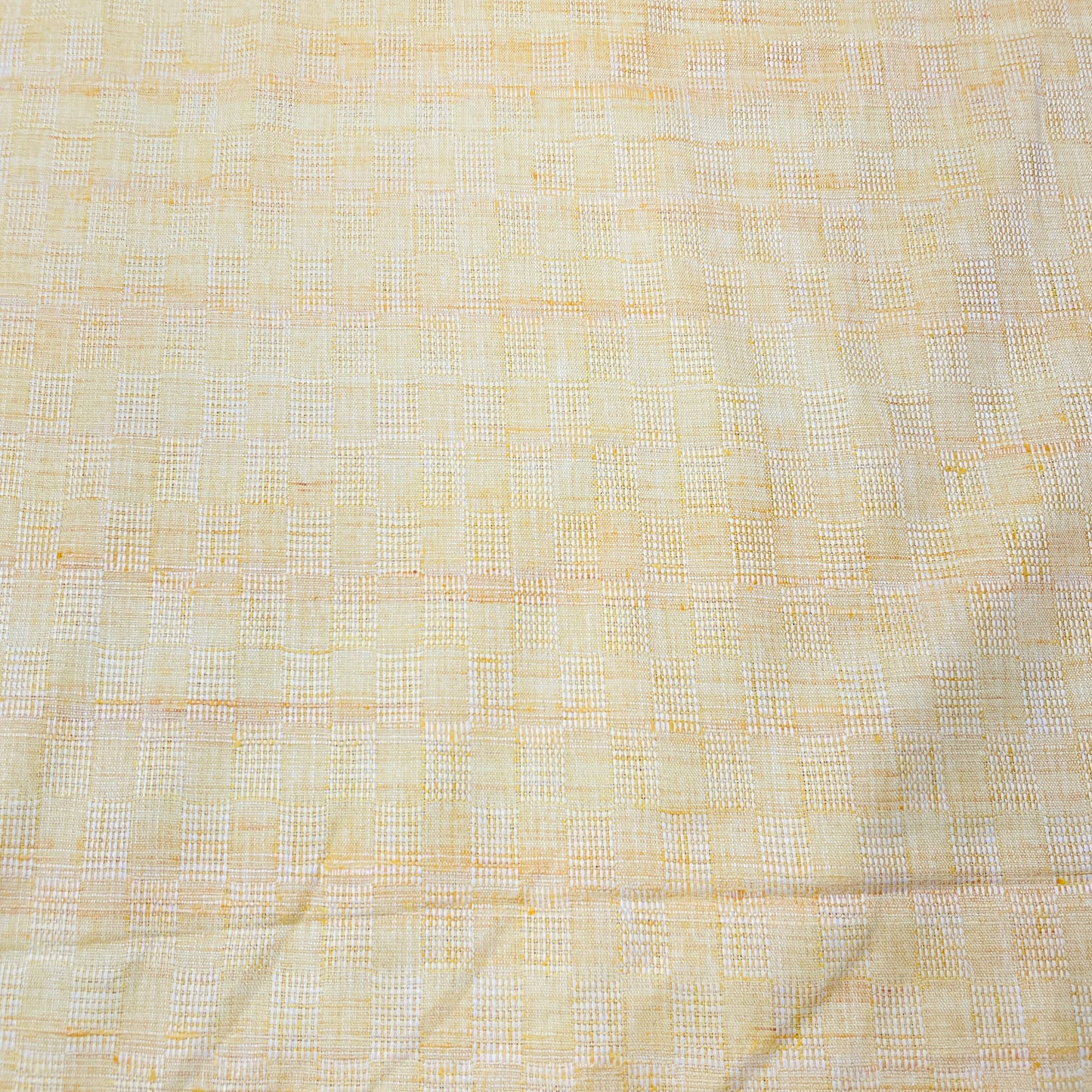 Yellow Weaving Cotton  Fabric - TradeUNO