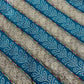 Green & Mehendi Green Bandhani Foil Print Chanderi Silk Fabric - TradeUNO