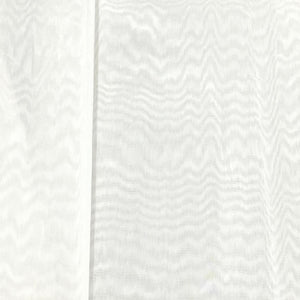 Premium White Solid Silk Chanderi Fabric