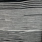 Black & Silver Foil Stripe Thread Embroidery Georgette Fabric - TradeUNO