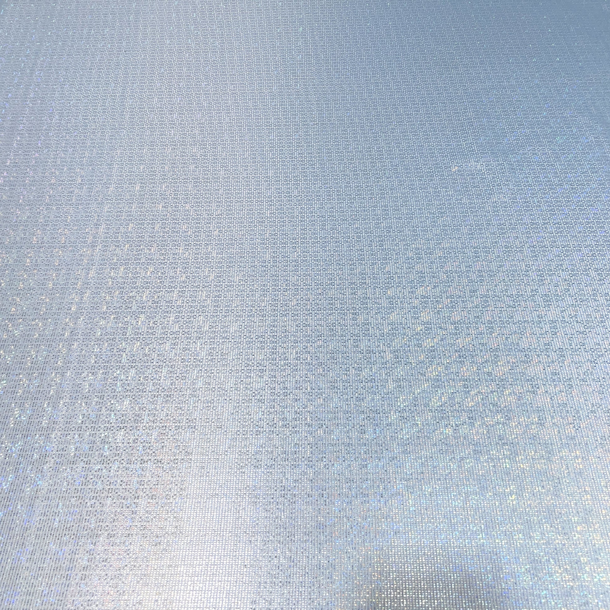 Premium Sky Blue Gold Lurex Embossed Satin Fabric
