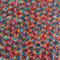 Orange Handblock Print Georgette Fabric 7547