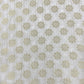 Classic White Gold Floral Buti Jacquard Dyeable Cotton Staple Fabric