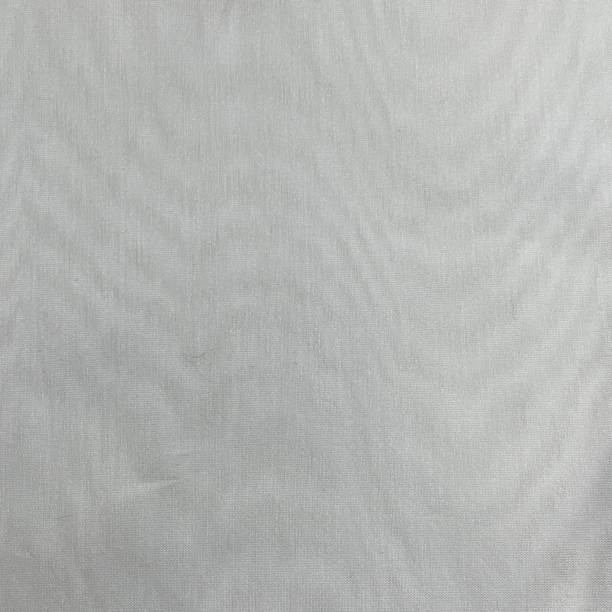 Classic White Solid 70g Dyeable Pure Chanderi Silk Fabric
