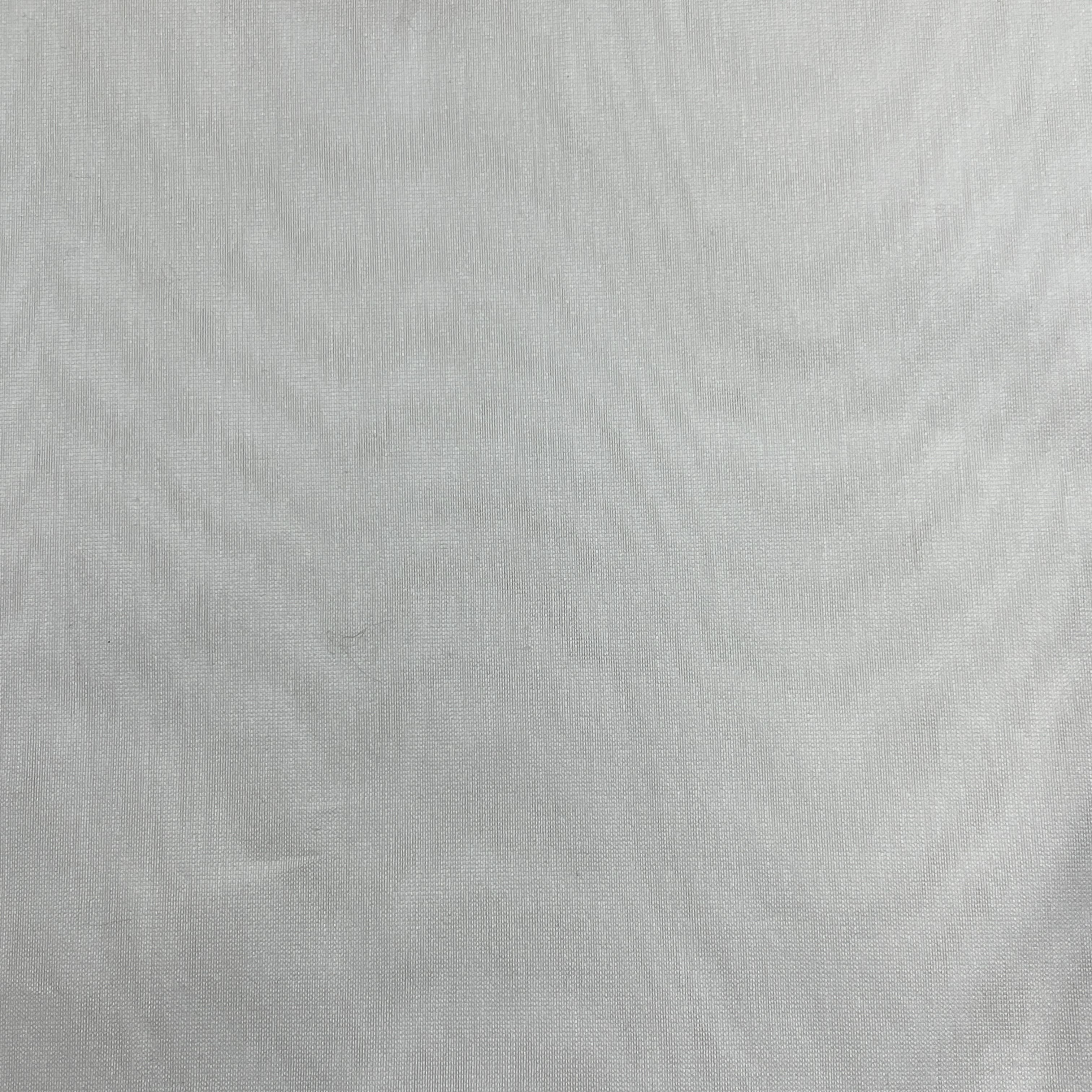 Classic White Solid 70g Dyeable Pure Chanderi Silk Fabric