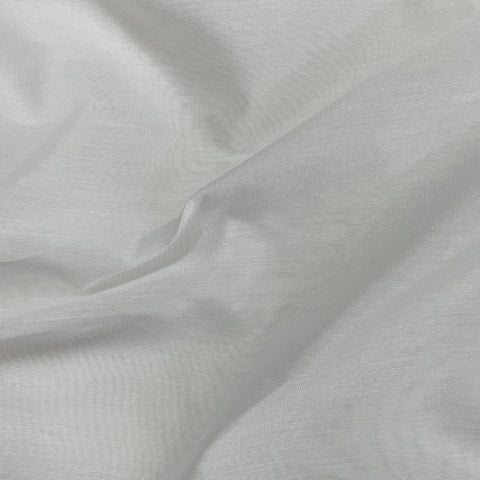 Classic White Solid 70g Dyeable Pure Chanderi Silk Fabric