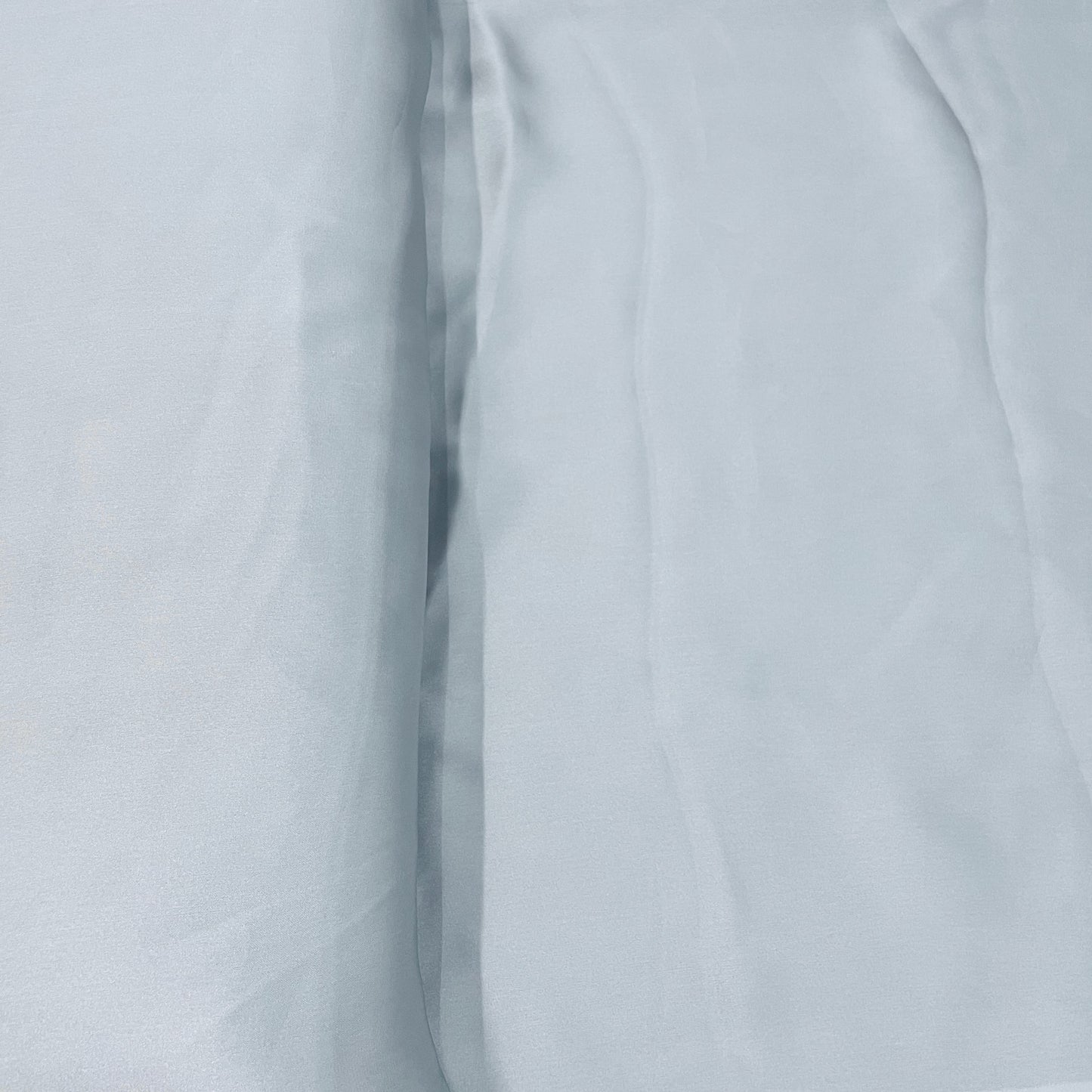Exclusive Grey Solid Georgette Satin Fabric