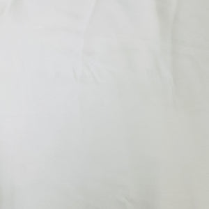 Exclusive White Solid Georgette Satin Fabric