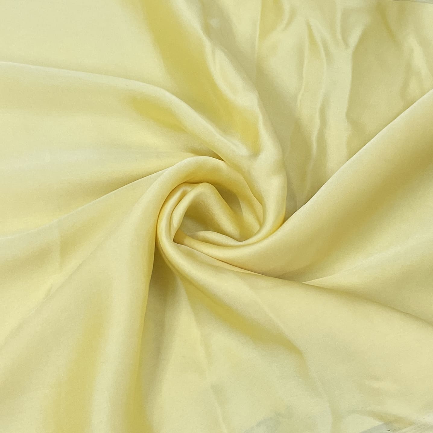 Exclusive Yellow Solid Georgette Satin Fabric