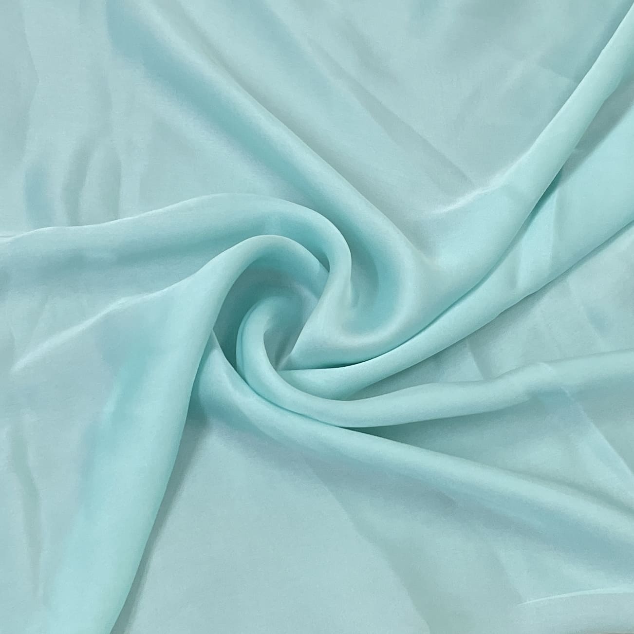 Exclusive Blue Solid Georgette Satin Fabric