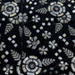 Classic Blue Sequence Embroidery Velvet Fabric
