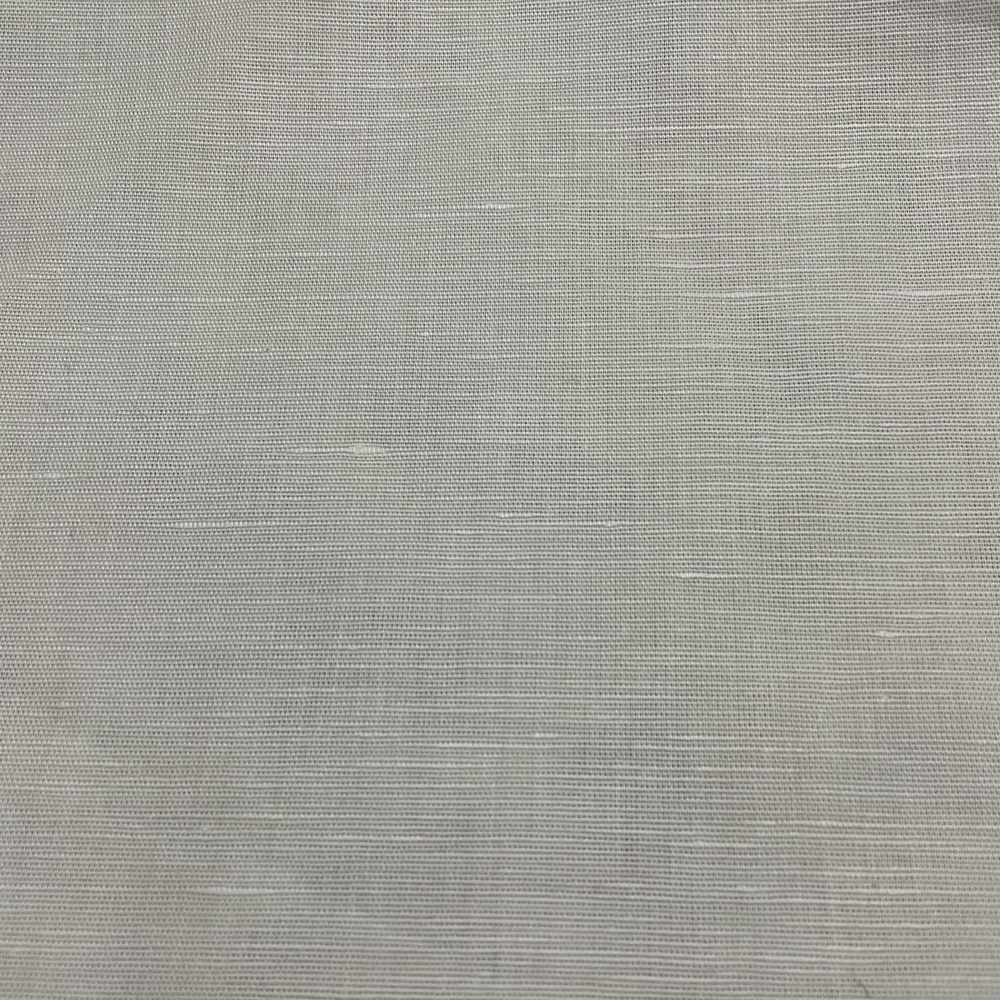 Cream Solid Cotton Linen Fabric
