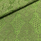 Classic Green Traditional Thread Embroidery Georgette Fabric