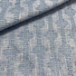 Blue Abstract Thread Embroidery Linen Fabric