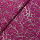 Magenta Pink Gota Patti Work Tusser Silk Fabric