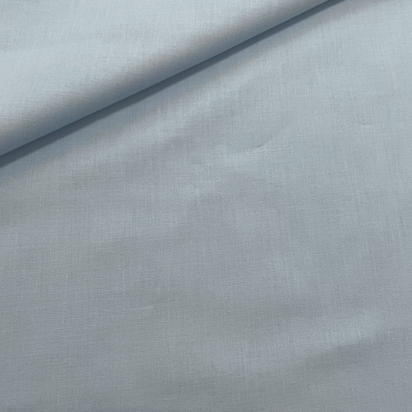 Premium Baby Blue Solid Cotton Mulmul Fabric