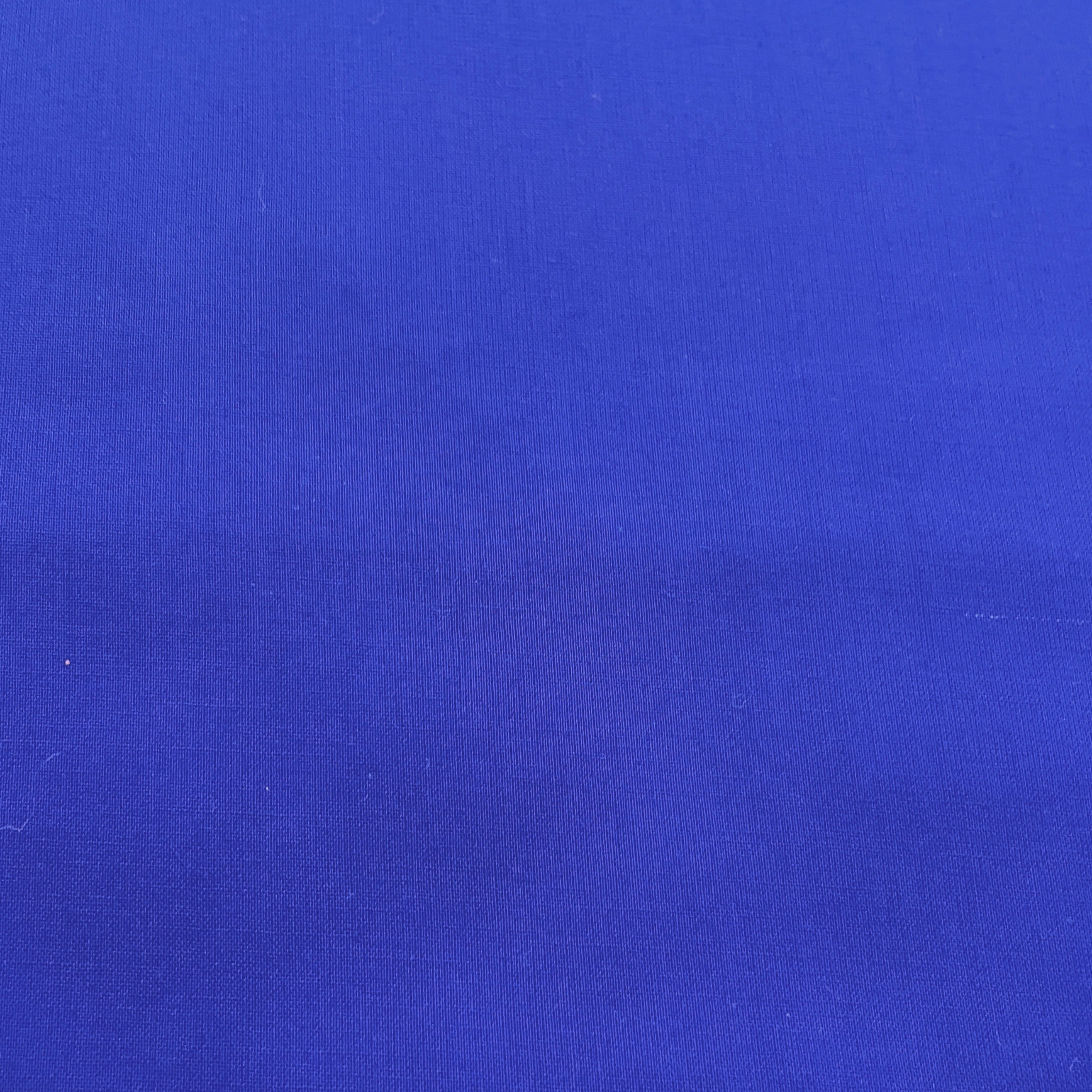Premium Royal Blue Solid Cotton Mulmul Fabric