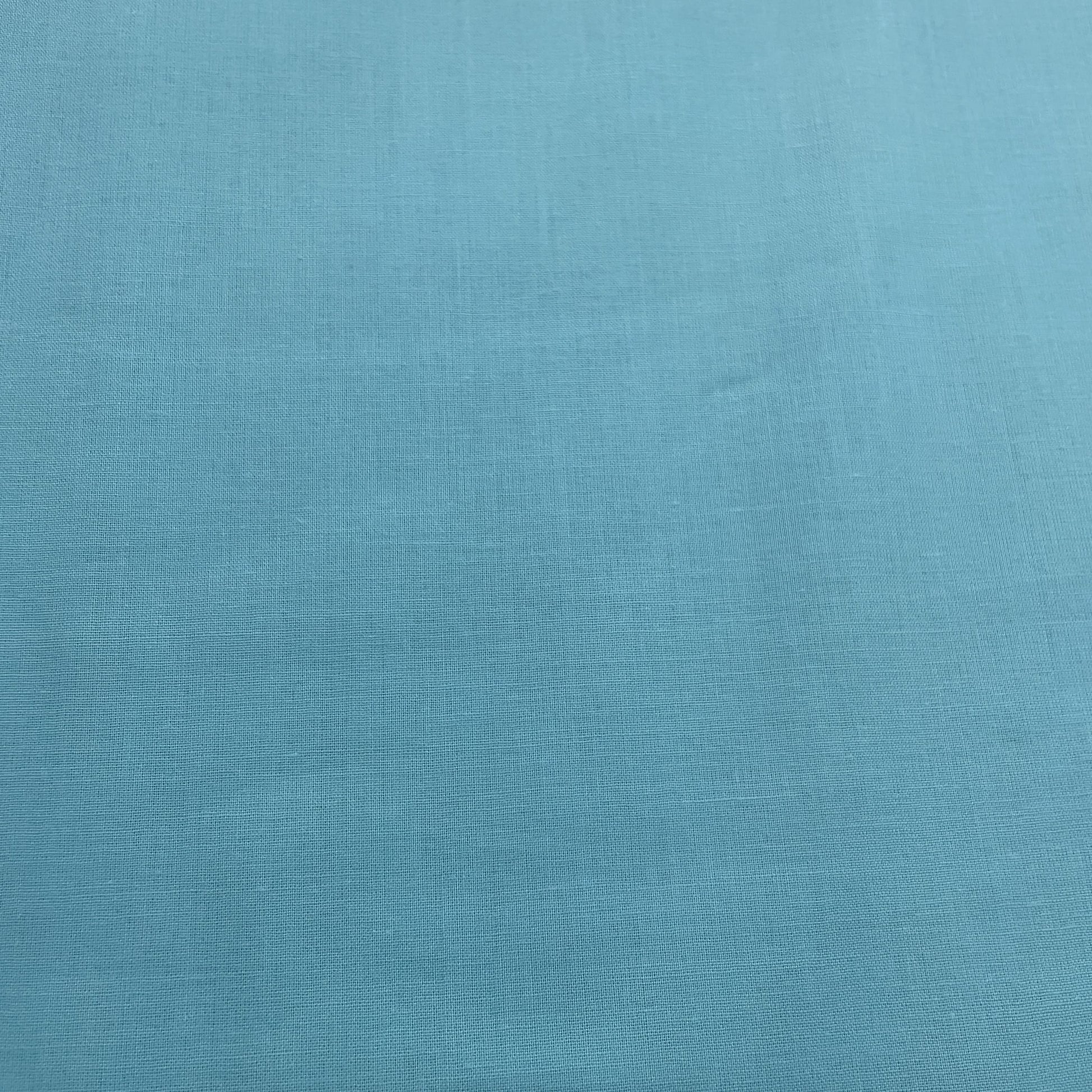 Premium Sky Blue Solid Cotton Mulmul Fabric