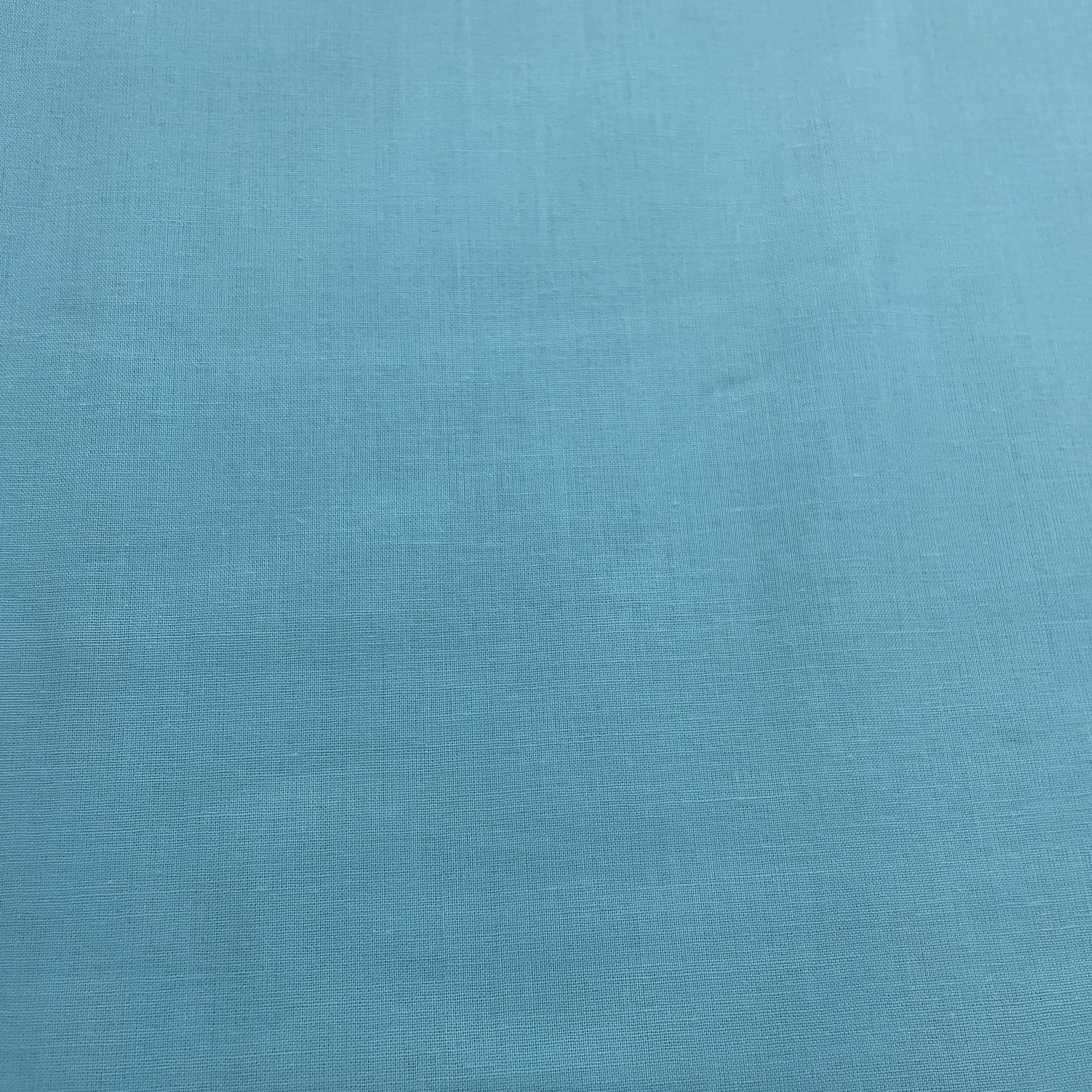 Premium Sky Blue Solid Cotton Mulmul Fabric