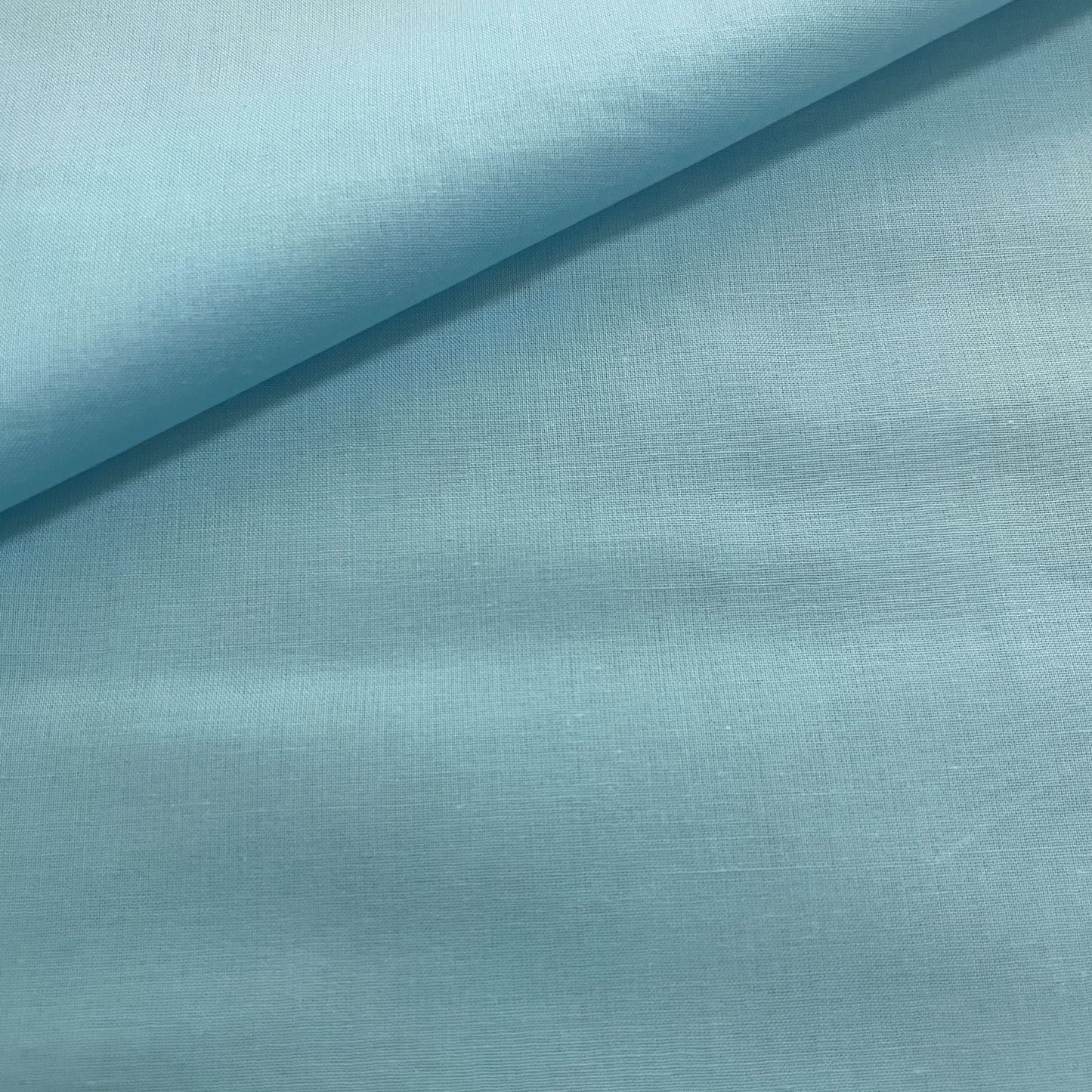 Premium Sky Blue Solid Cotton Mulmul Fabric