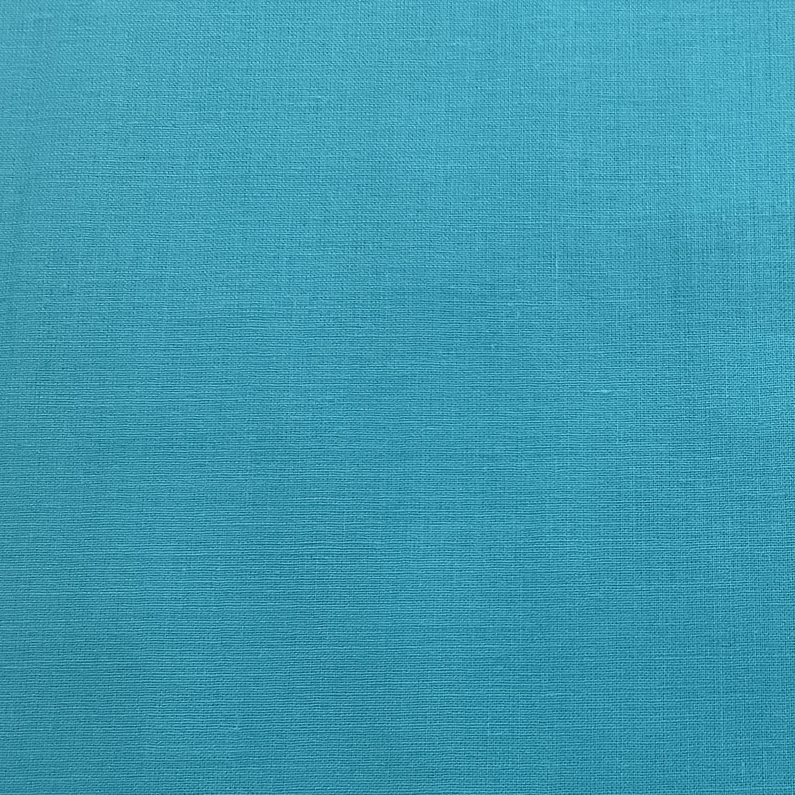 Premium Blue Solid Cotton Mulmul Fabric
