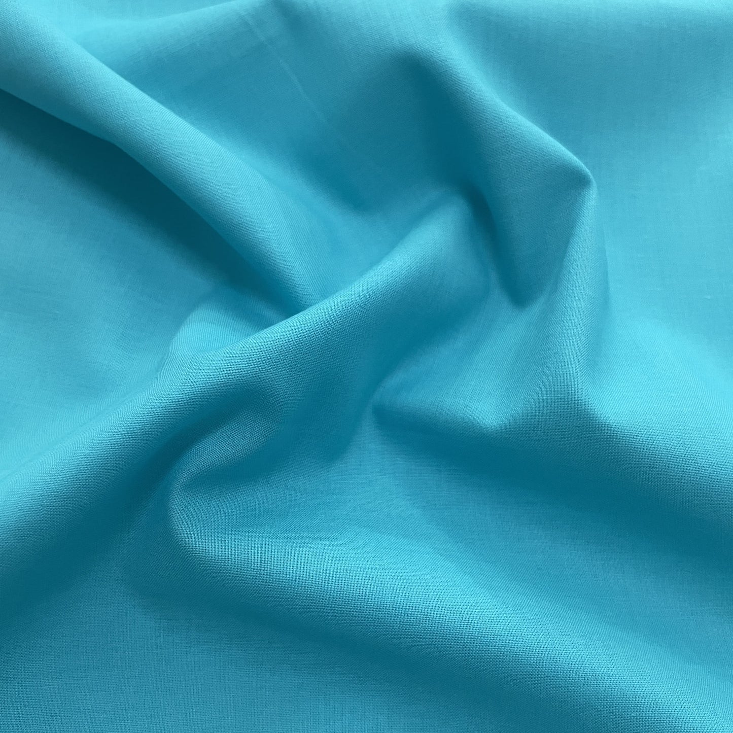 Premium Blue Solid Cotton Mulmul Fabric