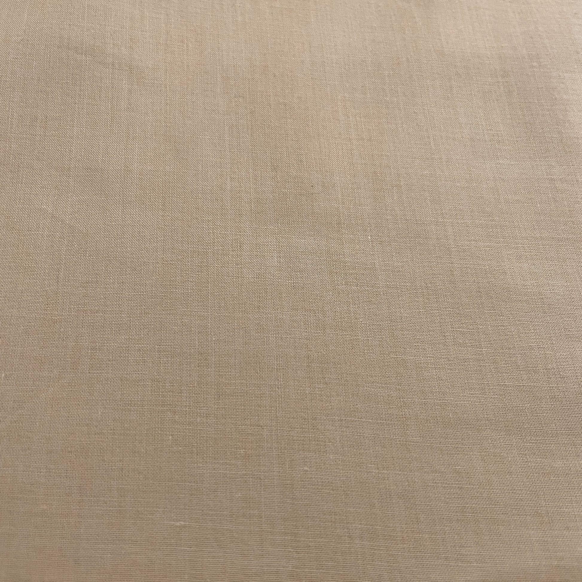 Premium Cream Solid Cotton Mulmul Fabric