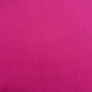 Premium Hot Pink Solid Cotton Mulmul Fabric