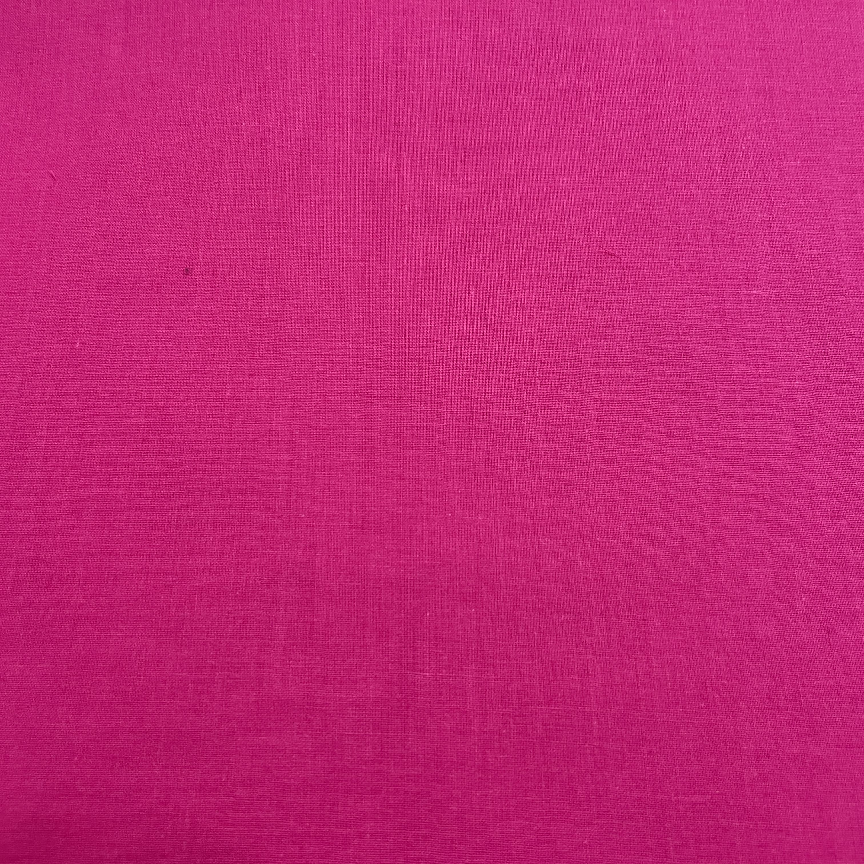 Premium Hot Pink Solid Cotton Mulmul Fabric