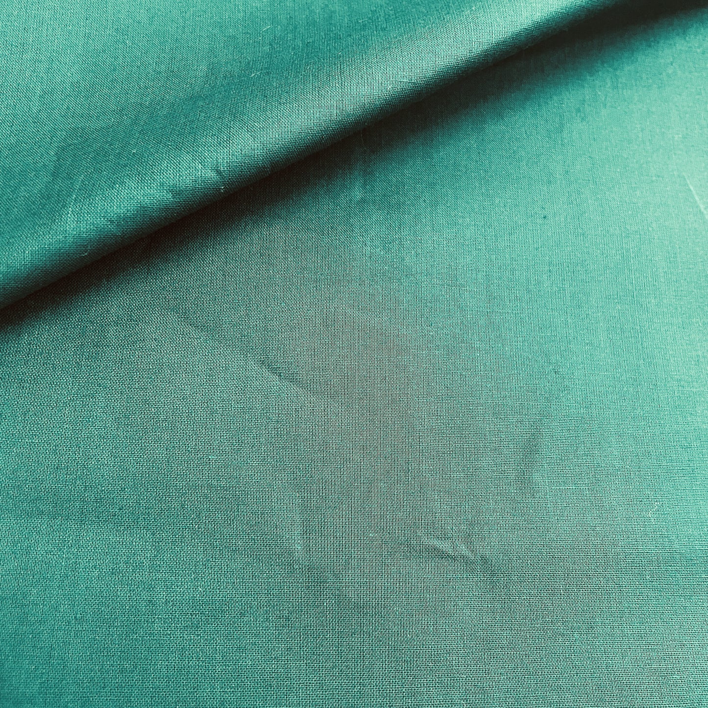 Olive Green Printed Mulmul Fabric main image 1