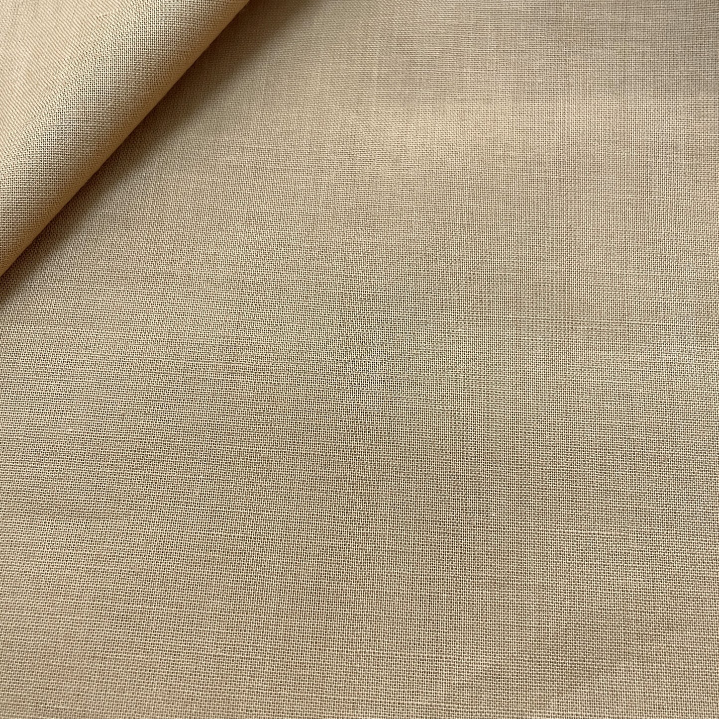 Premium Bone Cream Solid Cotton Mulmul Fabric