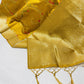 Premium Yellow Floral Print Banarsi Jacquard Dupatta