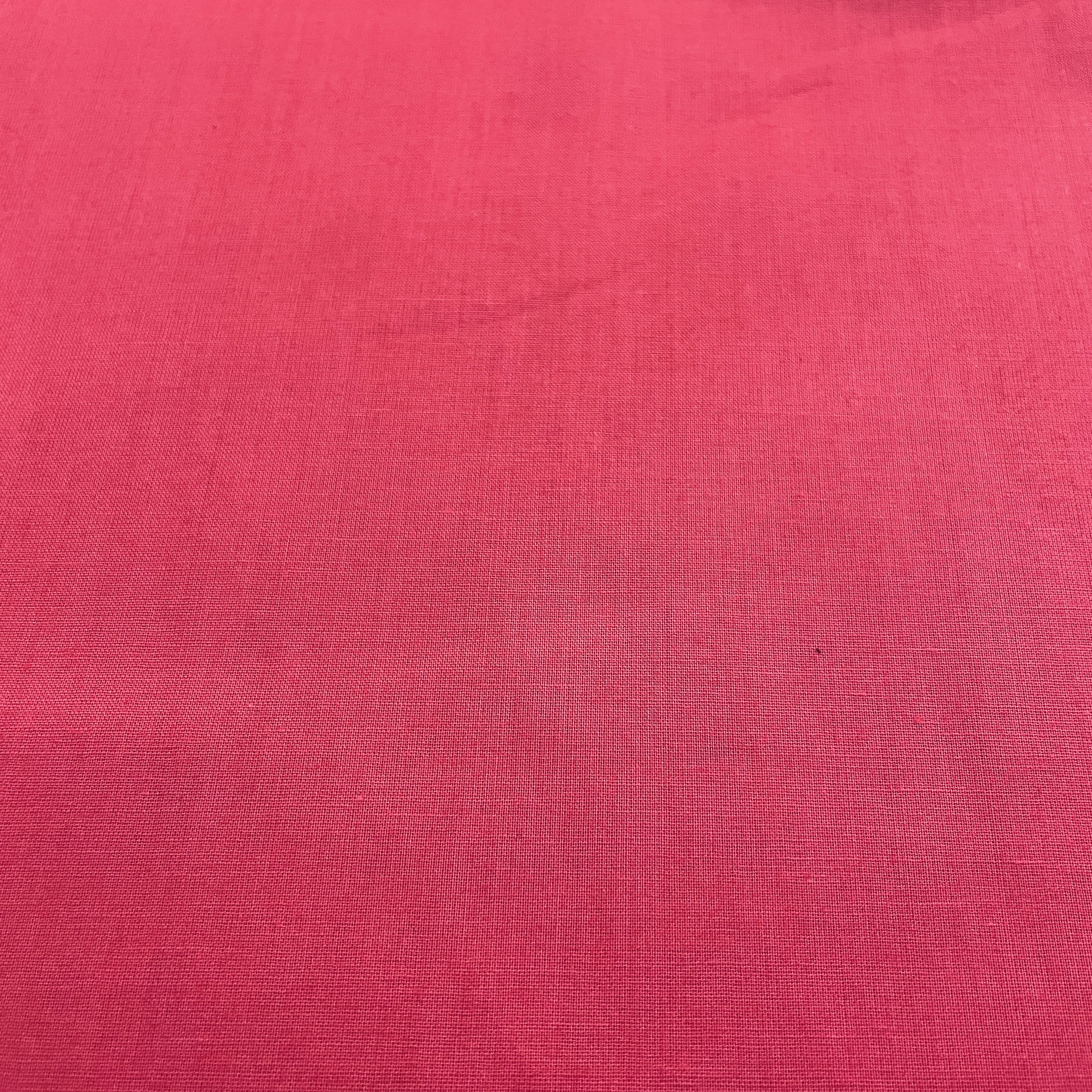 Premium Pink Solid Cotton Mulmul Fabric